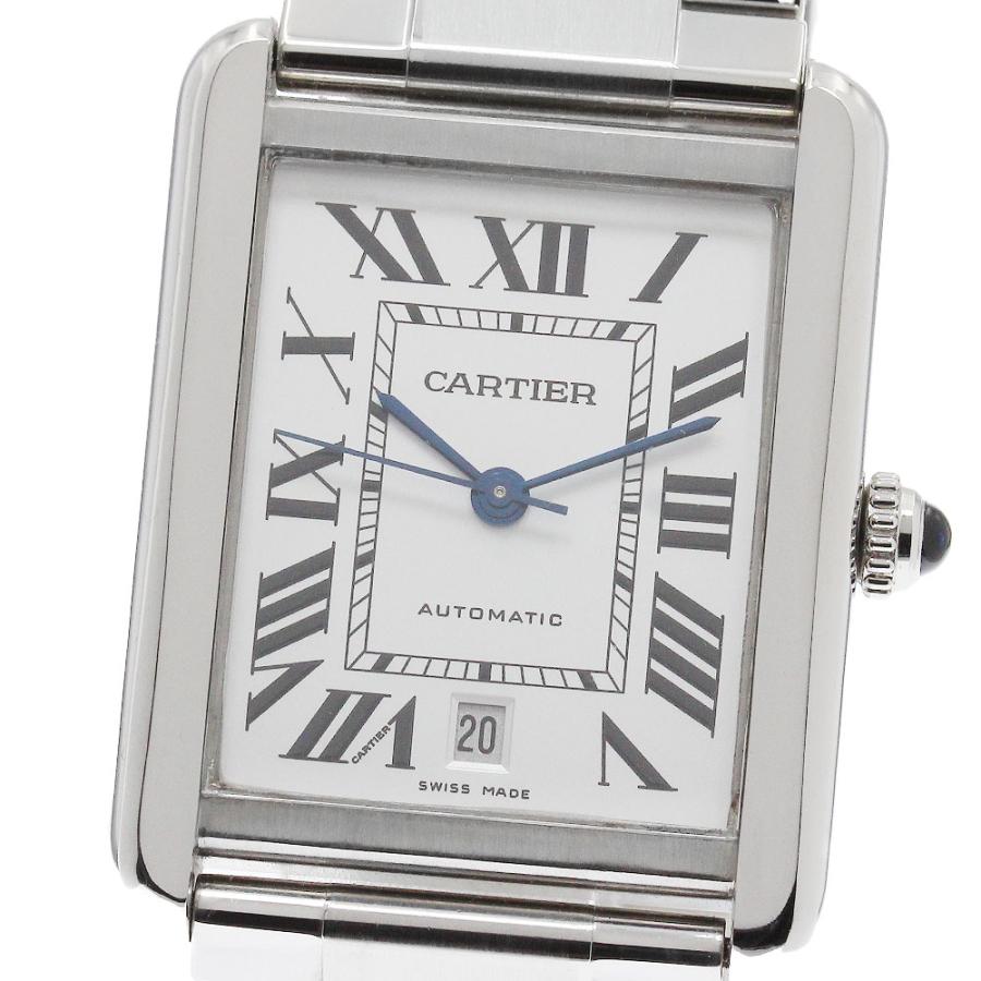 カルティエ CARTIER W5200028 タンクソロ XL デイト 自動巻き メンズ _869308 Cartier（カルティエ） CARTIER W5200028 タンクソロ XL デイト 自動
