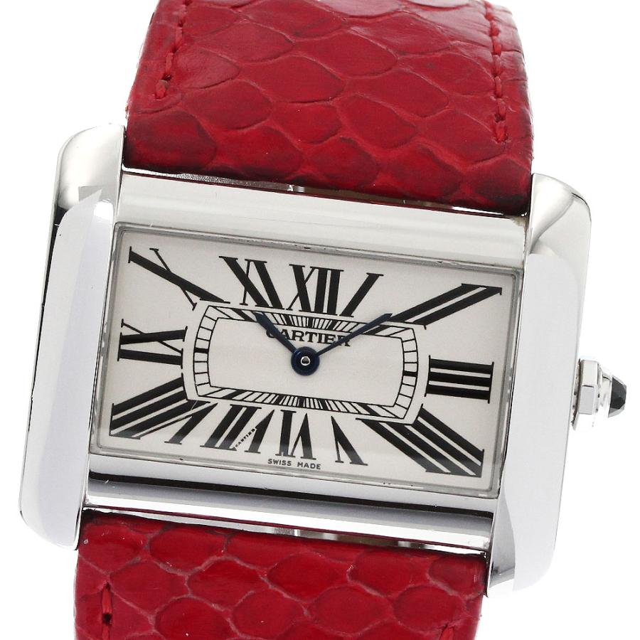Cartier カルティエ CARTIER W6300655 タンクディバンLM クォーツ  