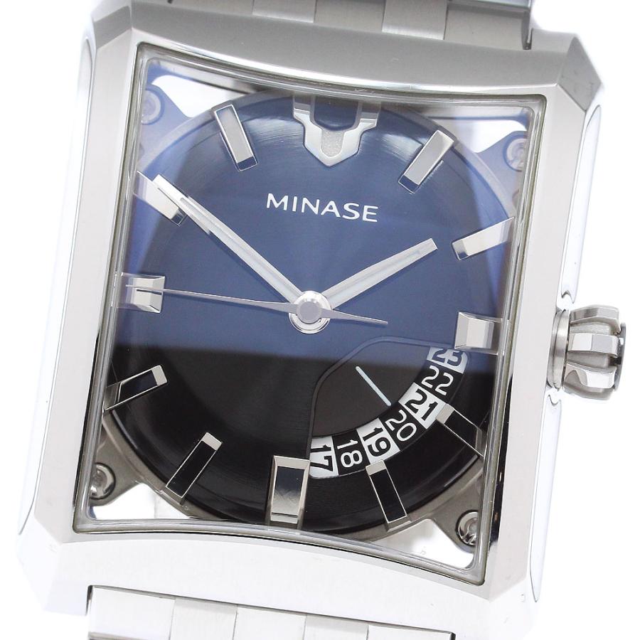 ミナセ MINASE VM03-M01SB ファイブウィンドウズ デイト 自動巻き