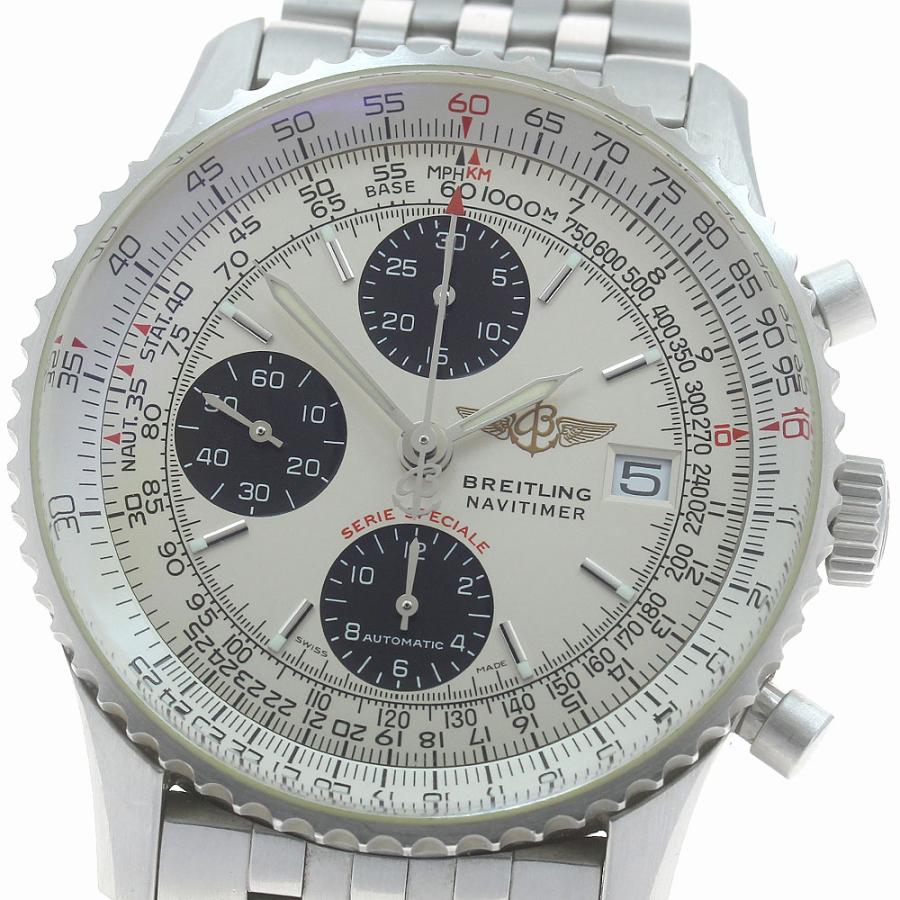 ブライトリング BREITLING A13330 ナビタイマー ファイターズ デイト クロノグラフ 自動巻き メンズ 保証書付き_920456 ブライトリング（BREITLING） BREITLING A13330 ナビタイマー