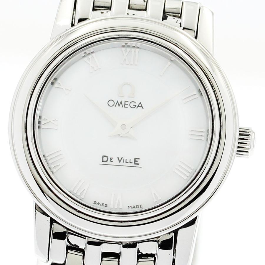 最終値下❗️美品 OMEGAデヴィルプレステージ クォーツ457071レディース DE VILLE OMEGA オメガ デビル プレステージ 4570.31 レディース