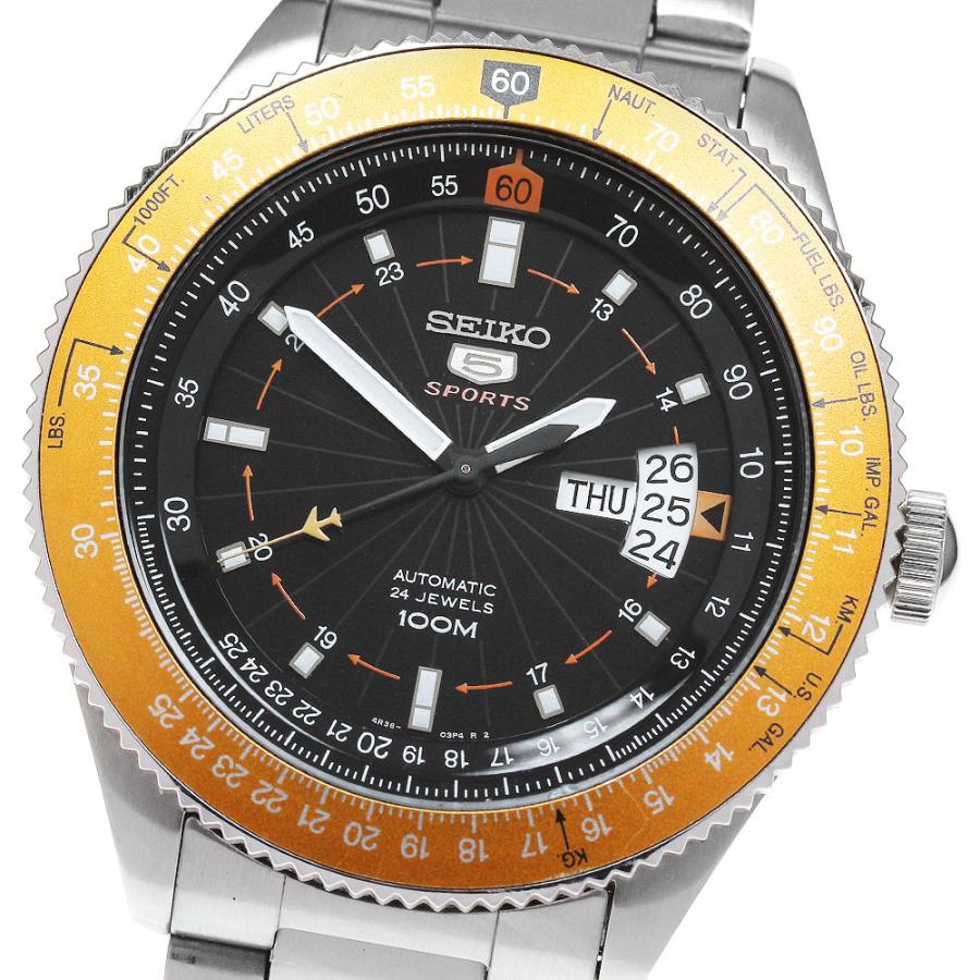 セイコー SEIKO SRP611K1/4R36-03S0 セイコー5 スポーツ デイデイト 自動巻き メンズ _870564 SEIKO（セイコー） SEIKO SRP611K1/4R36-03S0 セイコー5 スポーツ