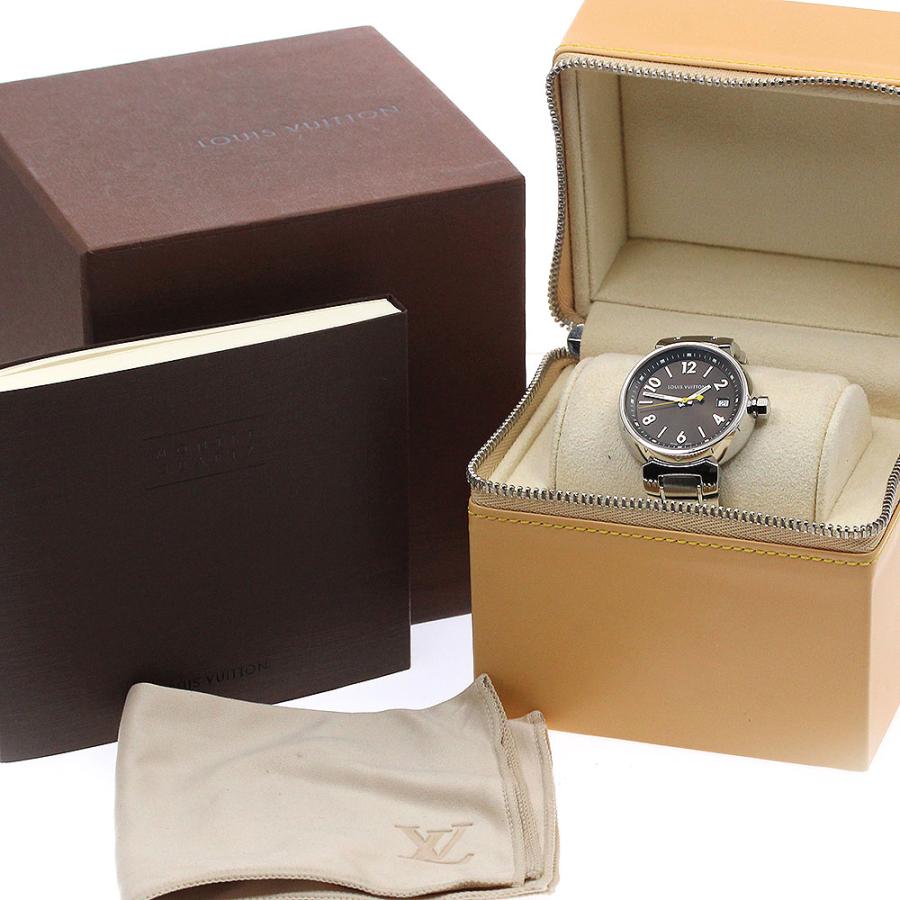 LOUIS VUITTON ルイ・ヴィトン Q1311 タンブール デイト クォーツ