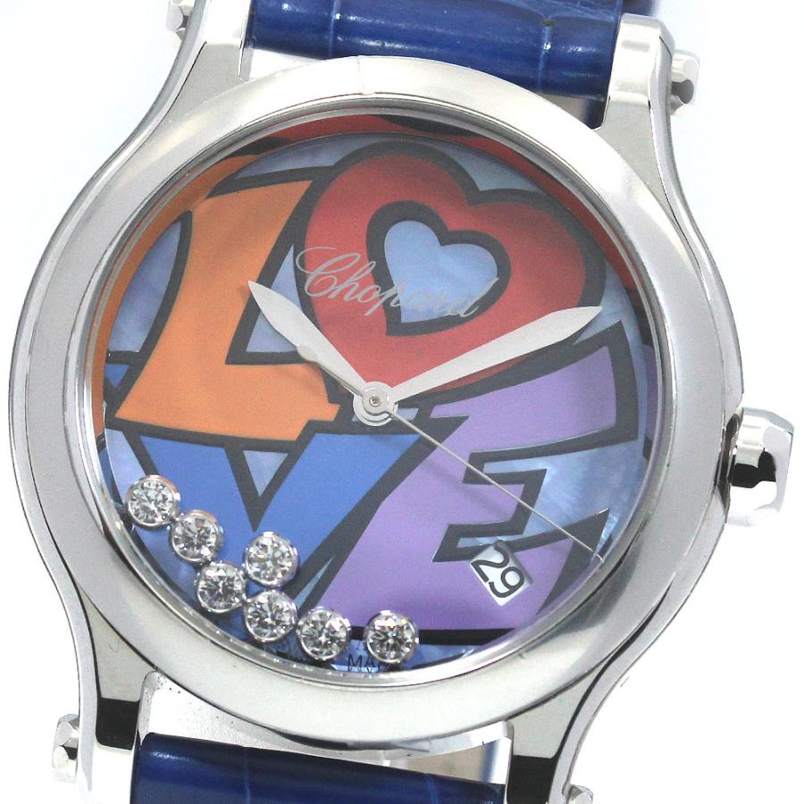 ショパール Chopard 278559-3020 ハッピースポーツ LOVE 36mm ムービング7Pダイヤ 250本限定 自動巻き メンズ 未使用品 箱・保証書_871300 Chopard（ショパール） Chopard 278559-3020 ハッピースポーツ LOVE