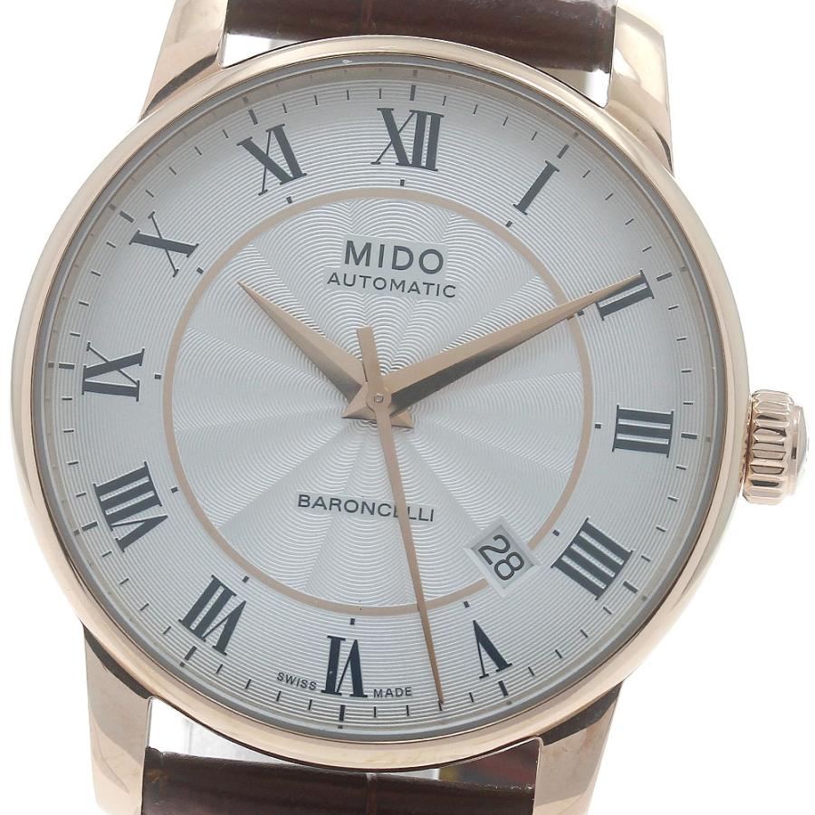 ミドー MIDO 8600B バロンチェッリ デイト 自動巻き メンズ 極美品 