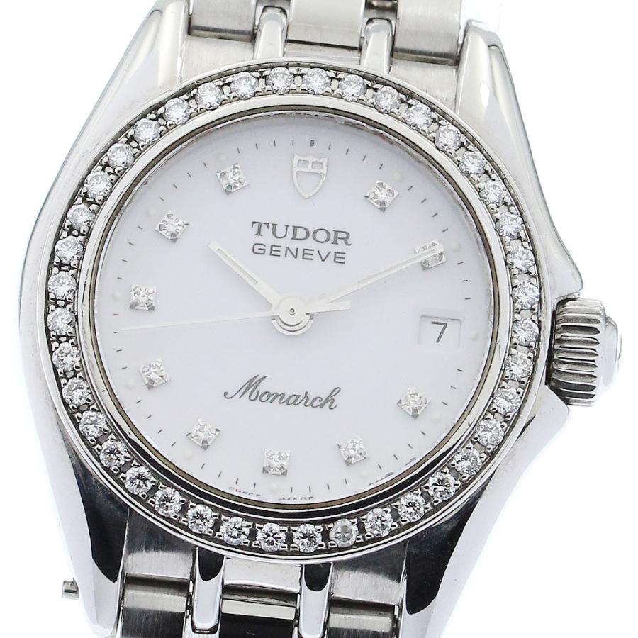 チュードル TUDOR 15810 モナーク ダイヤベゼル 10Pダイヤ クォーツ レディース _942994 TUDOR（チューダー） チュードル TUDOR 15810 モナーク ダイヤベゼル