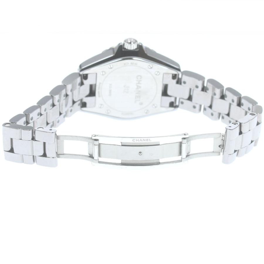 シャネル CHANEL H2565 J12 クロマティック 33ミリ ダイヤベゼル 8P クォーツ レディース 良品 保証書付き_916840 CHANEL（シャネル） CHANEL H2565 J12 クロマティック 33ミリ ダイヤ