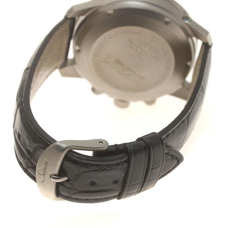メンズ ジン Sinn 503.EZM-1 クロノグラフ デイト 自動巻き メンズ良品