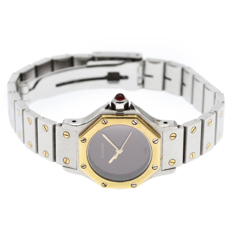 Cartier（カルティエ） サントスオクタゴン SM デイト YGコンビ 自動