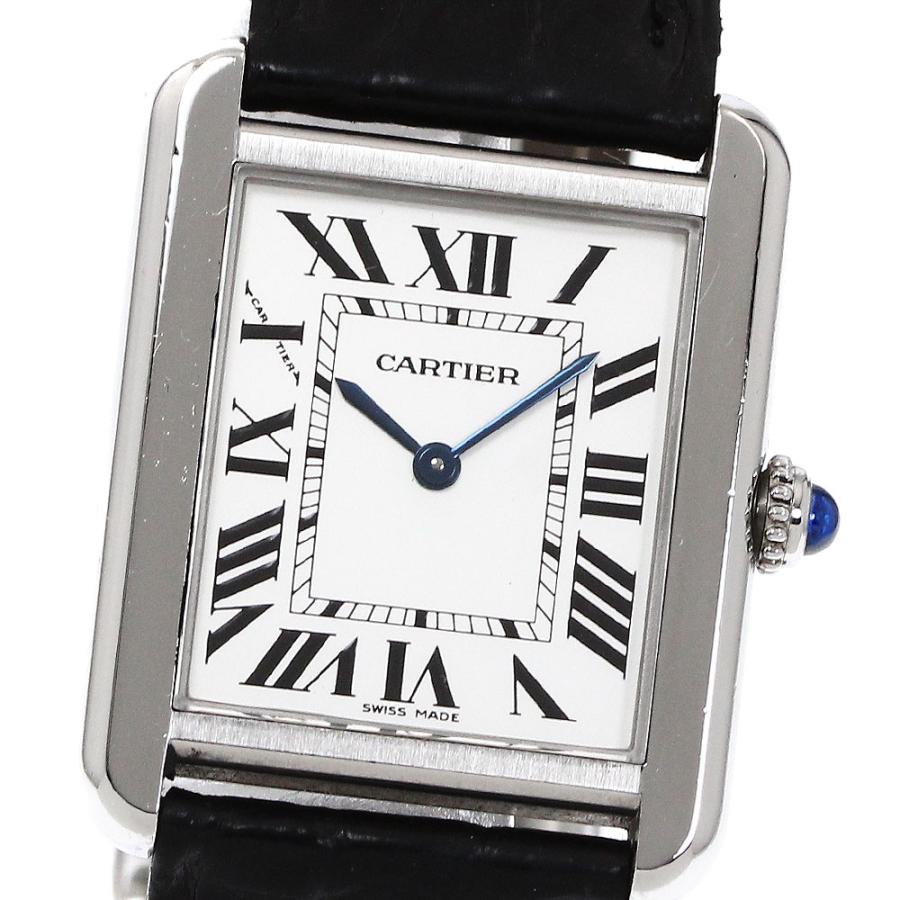 あや様 Cartier カルティエ タンクソロ SM W1018255 Cartier（カルティエ） CARTIER W1018255 タンクソロ SM クォーツ