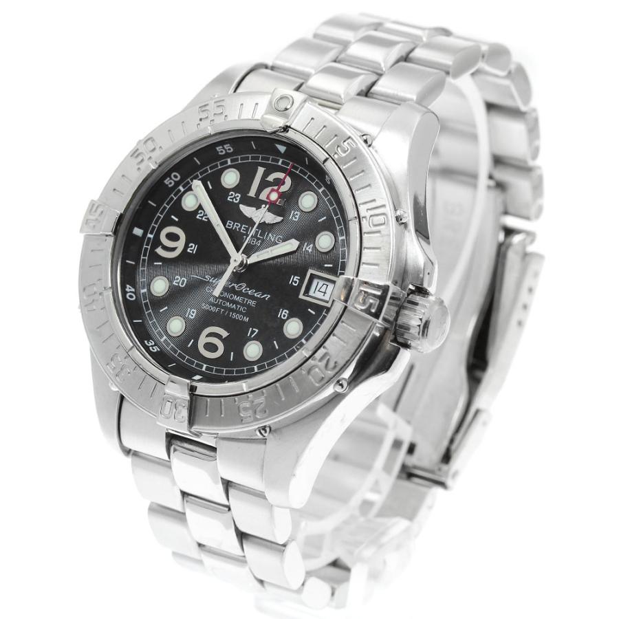 ブライトリング BREITLING A17360 スーパーオーシャン デイト 自動巻き 