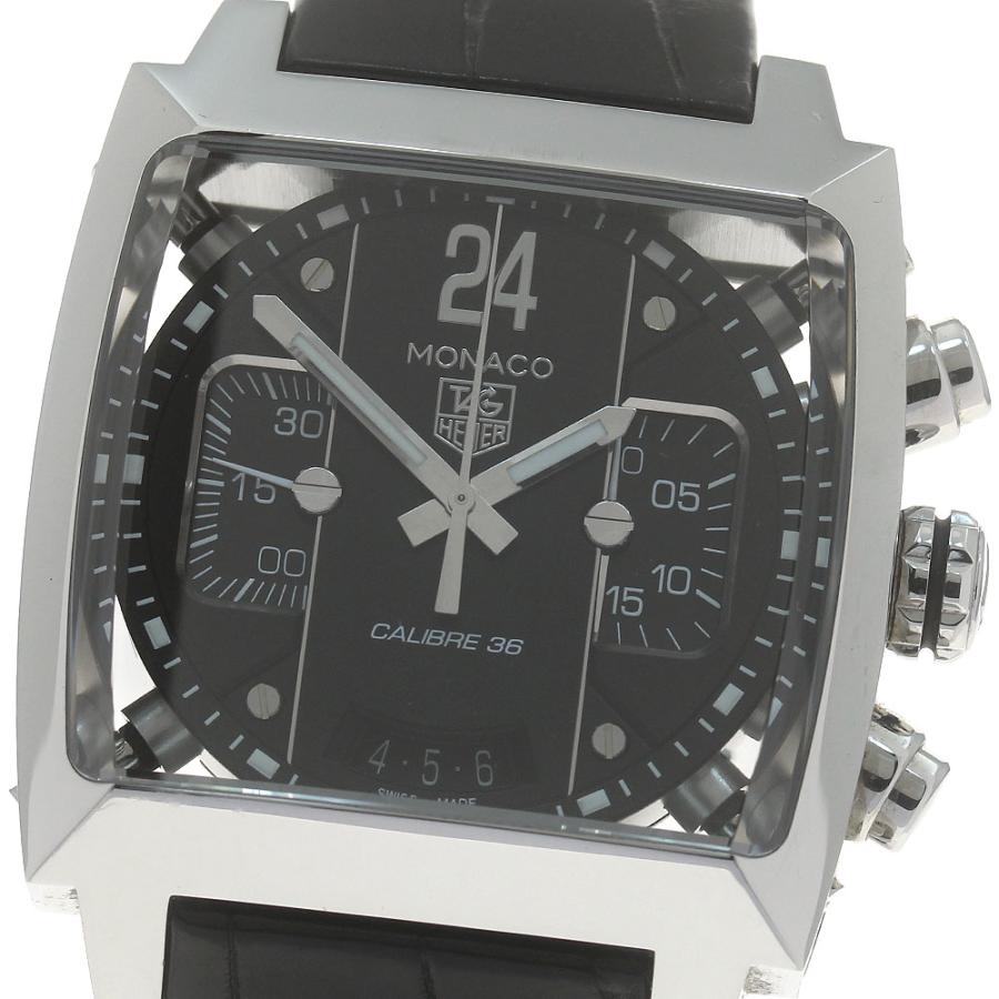 タグホイヤー TAG HEUER CAL5113 モナコ24 キャリバー36 デイト クロノグラフ 自動巻き メンズ 箱・保証書付き_872898 TAG HEUER（タグ・ホイヤー） TAG HEUER CAL5113 モナコ24 キャリバー