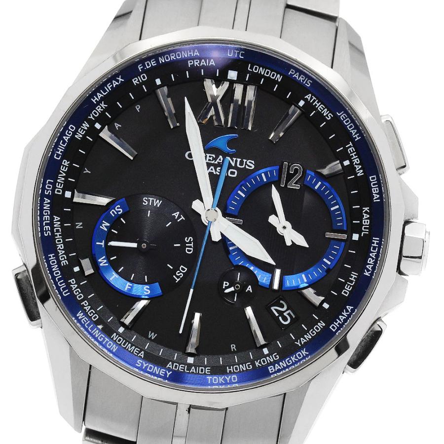 CASIO カシオ OCW-S3400B-1AJF オシアナス マンタ デイデイト ソーラー