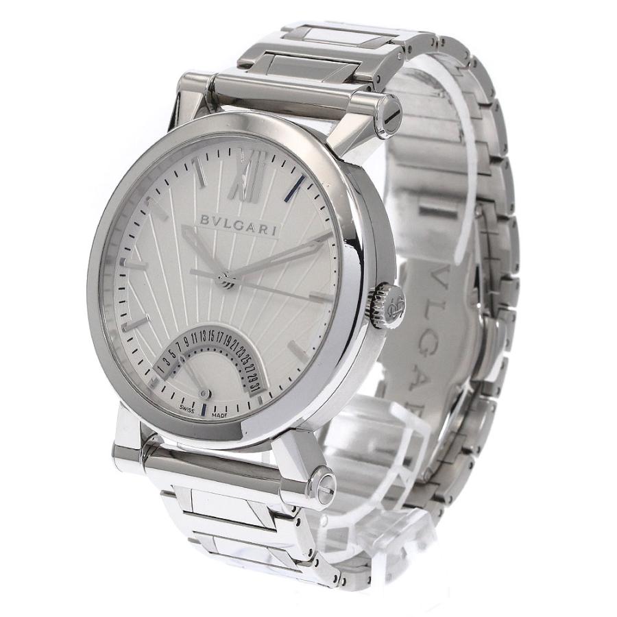 美品　ブルガリ　SB42SDR　 ソリティオ　ブルガリ レトログラード 自動巻 BVLGARI（ブルガリ） BVLGARI SB42SDR ソティリオ レトログラード 自動