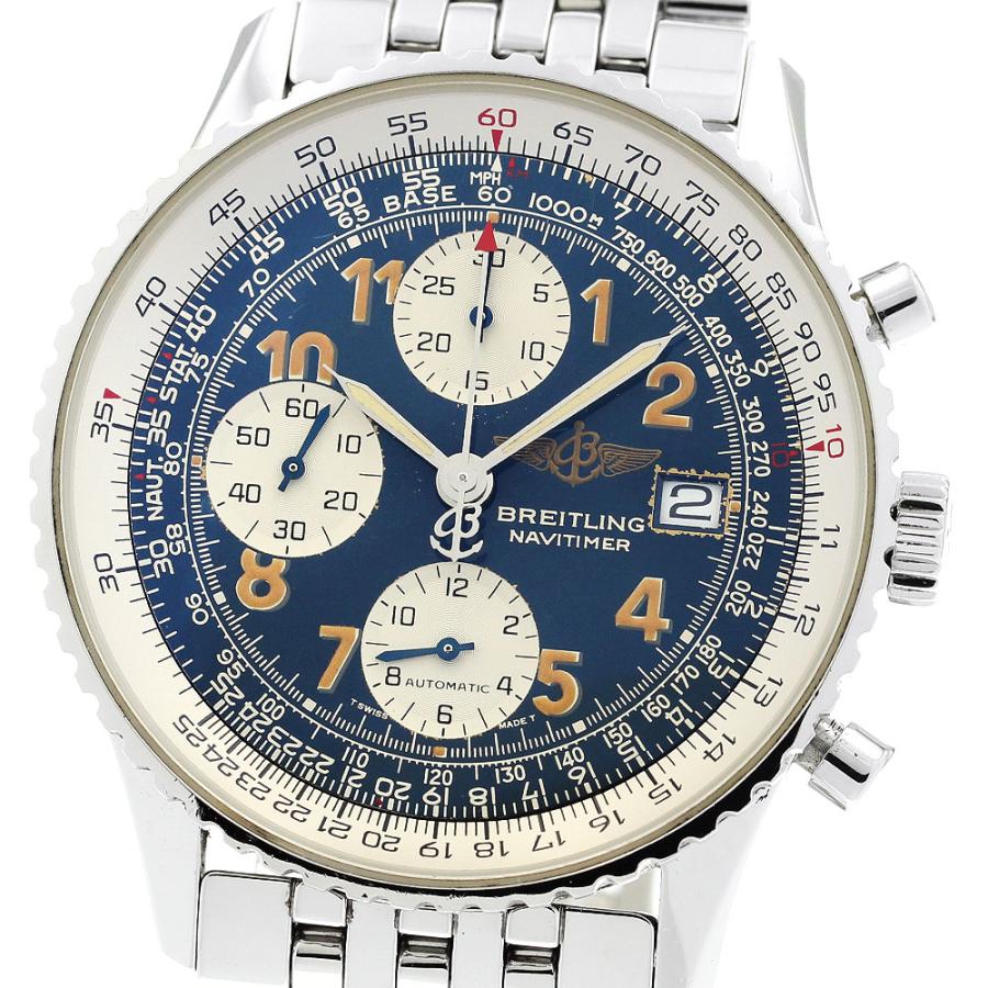 ブライトリング BREITLING A13022 オールドナビタイマー クロノグラフ 自動巻き メンズ _874267 : CLOSER ...