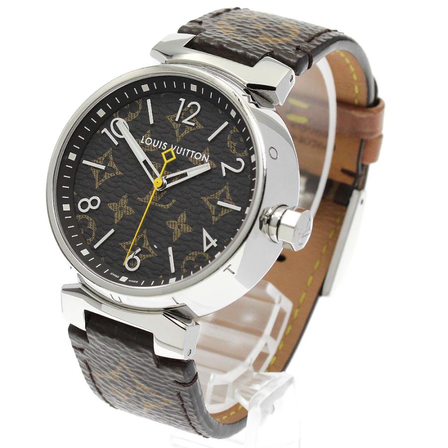 LOUIS VUITTON ルイ・ヴィトン QA072 タンブール モノグラム クォーツ  