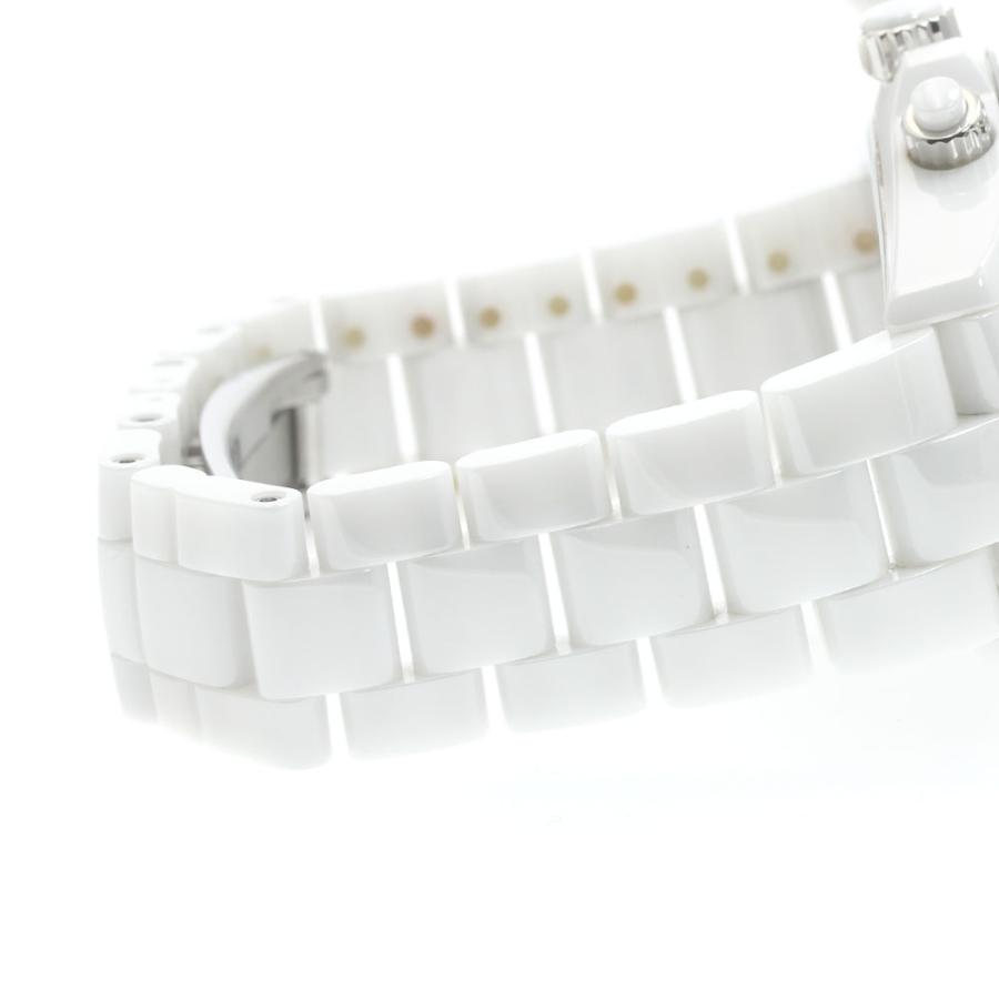 CHANEL シャネル H2009 J12 白セラミック 9Pダイヤ 自動巻き メンズ  