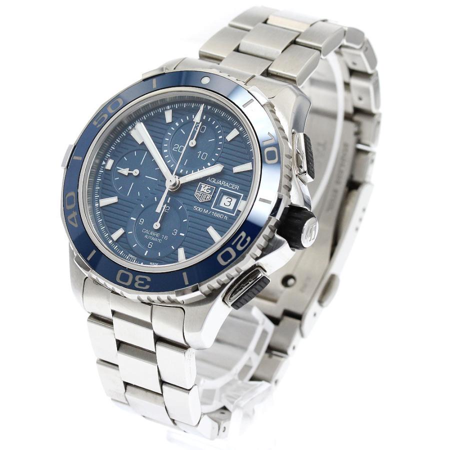 TAG HEUER（タグ・ホイヤー） TAG HEUER CAK2112 アクアレーサー デイト クロノグラフ 自動巻き メンズ 箱・保証書 ...