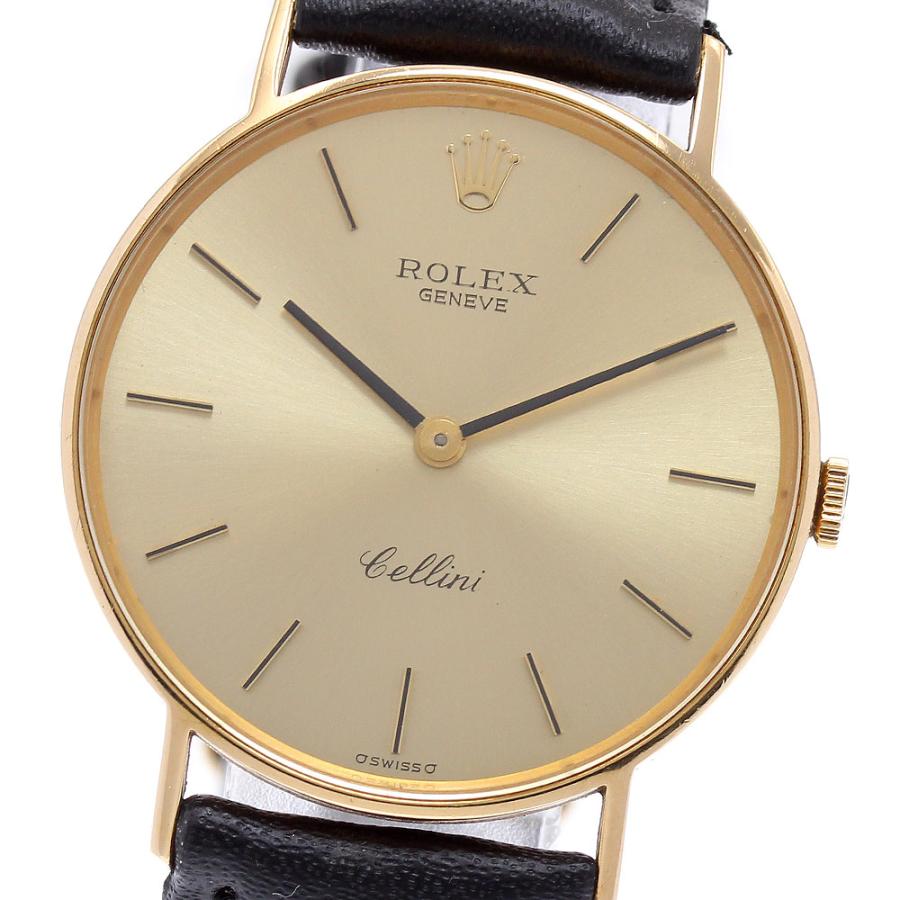 ROLEX ロレックス 3833 チェリーニ K18YG cal.1600 手巻き メンズ  
