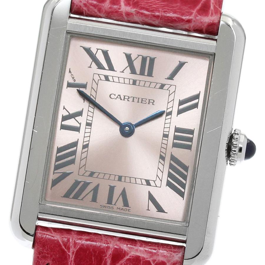 カルティエ CARTIER W5200000 タンクソロSM クォーツ レディース _948916 Cartier（カルティエ） CARTIER W5200000 タンクソロSM クォーツ