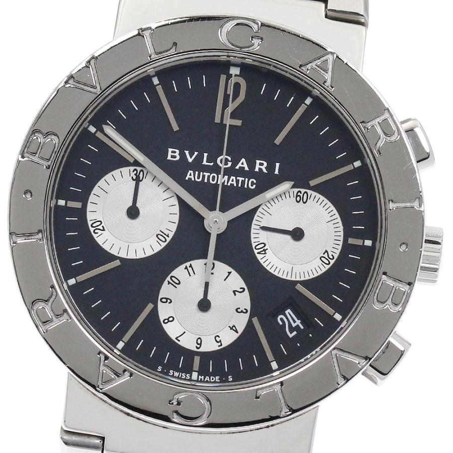 BVLGARI ブルガリ BB38SSCH ブルガリブルガリ クロノグラフ 自動巻き  