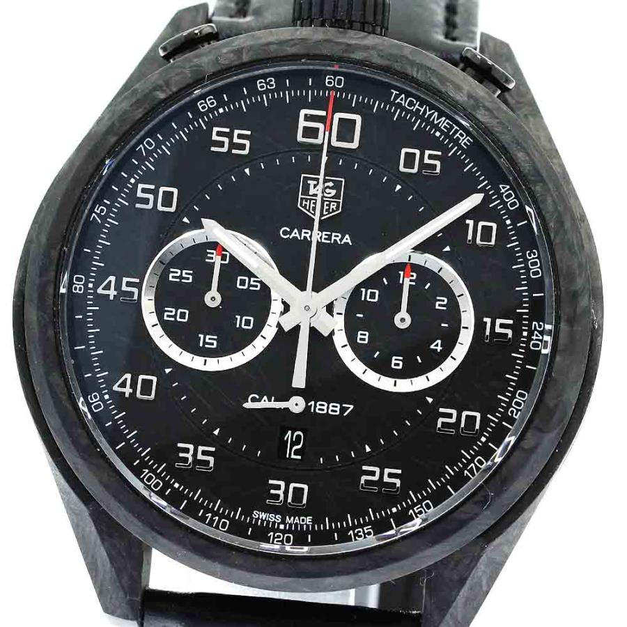 訳あり タグホイヤー TAG HEUER CAR2C90 カレラ 1887 クロノグラフ カーボン 自動巻き メンズ _875263 TAG HEUER（タグ・ホイヤー） 訳あり TAG HEUER CAR2C90 カレラ 1887