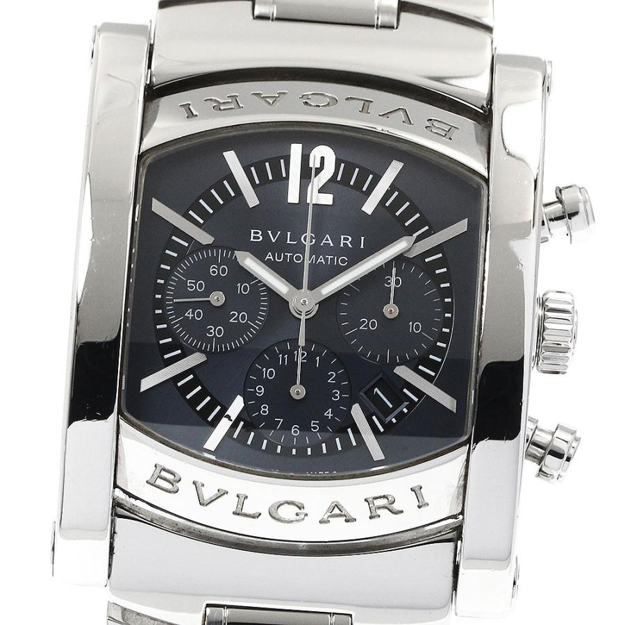 ブルガリ BVLGARI AA44SCH アショーマ クロノグラフ デイト 自動巻き メンズ _875315 BVLGARI（ブルガリ） BVLGARI AA44SCH アショーマ クロノグラフ デイト