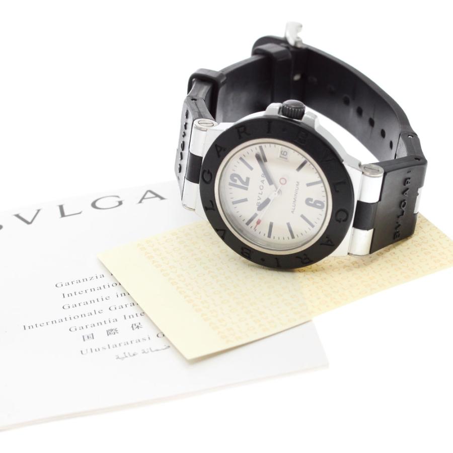 BVLGARI ブルガリ AL38TA アルミニウム デイト 自動巻き メンズ