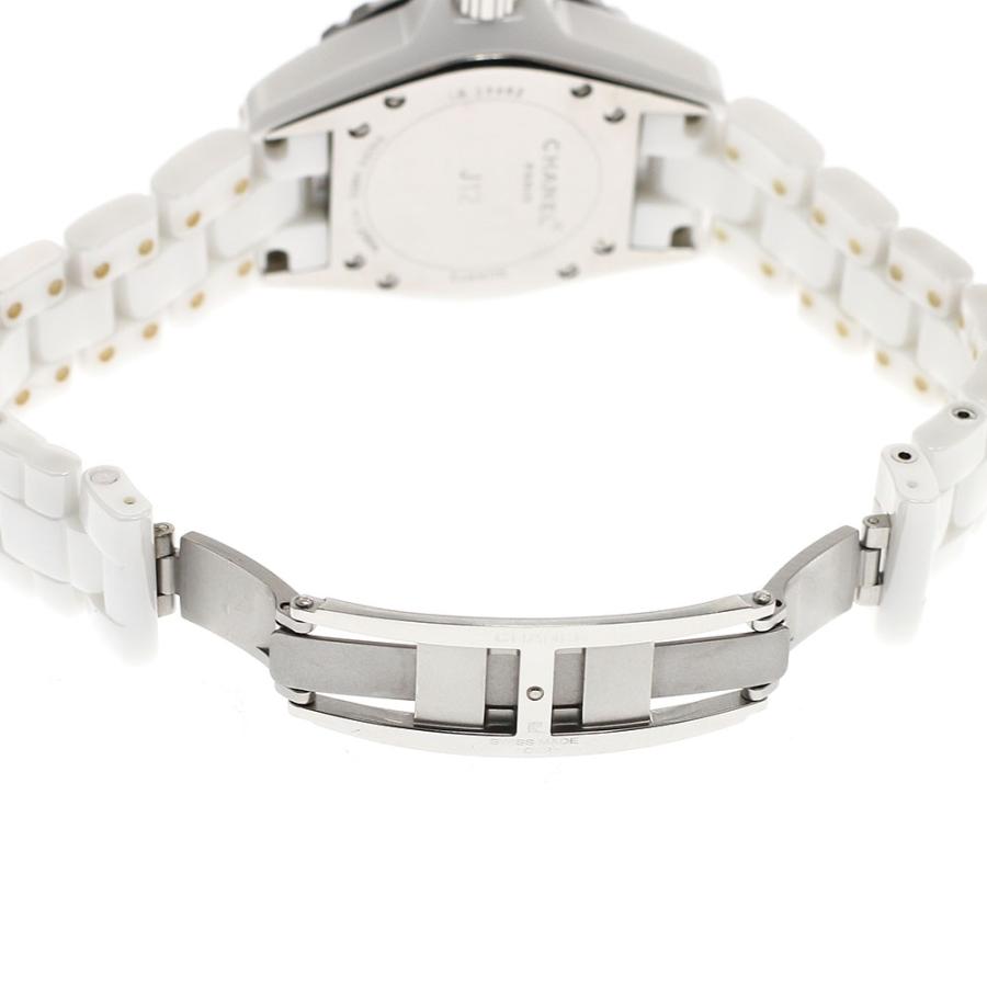 訳あり シャネル CHANEL H0968 J12 33ｍｍ 白セラミック デイト クォーツ レディース _825707 CHANEL（シャネル） CHANEL H0968 J12 33mm 白セラミック デイト