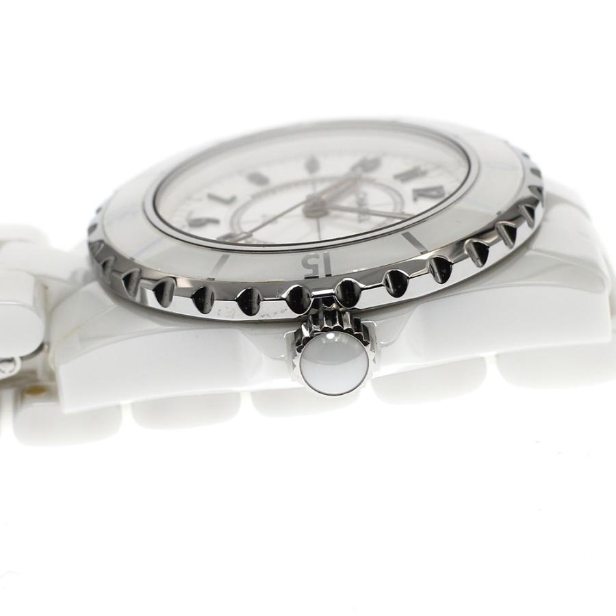 シャネル CHANEL H0968 J12 33ｍｍ 白セラミック デイト クォーツ レディース _829785 CHANEL シャネル J12 33MM H0968 白セラミック デイト クォーツ