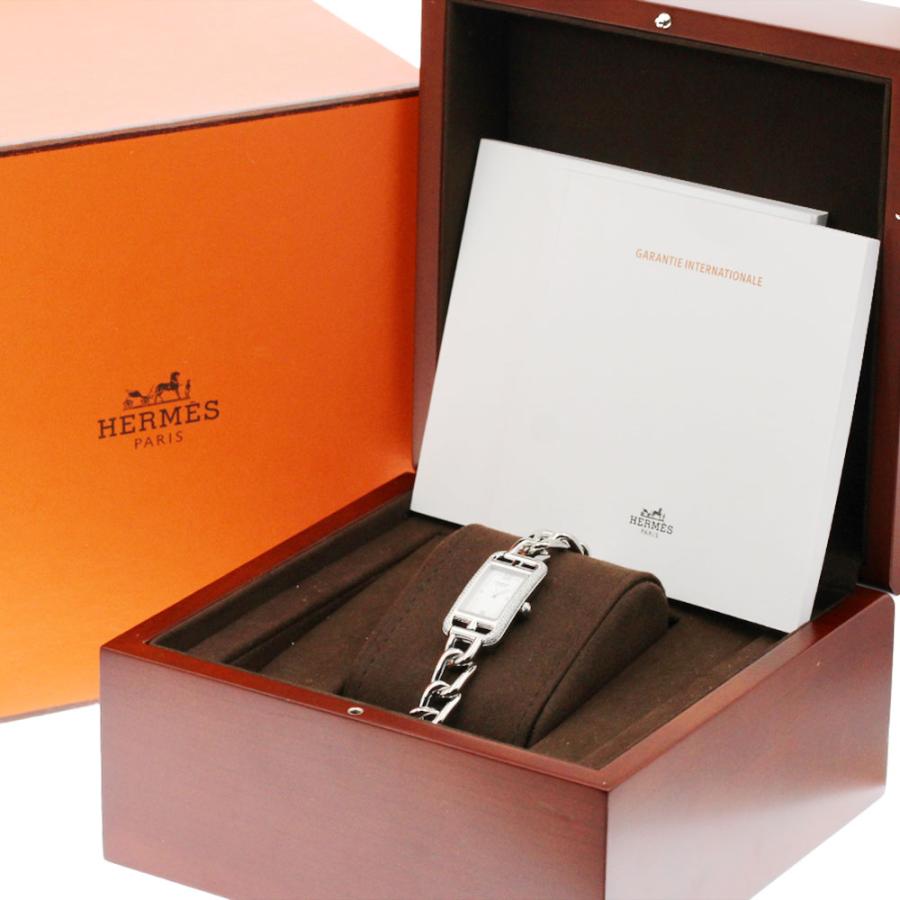 エルメス HERMES NA2.130 ナンタケット ダイヤベゼル クォーツ レディース 美品 箱・保証書付き_875923 HERMES（エルメス） HERMES NA2.130 ナンタケット ダイヤベゼル