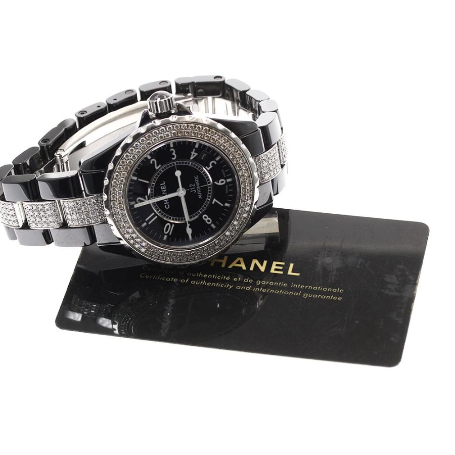 CHANEL（シャネル） CHANEL H1339 J12 黒セラミック デイト ダイヤ