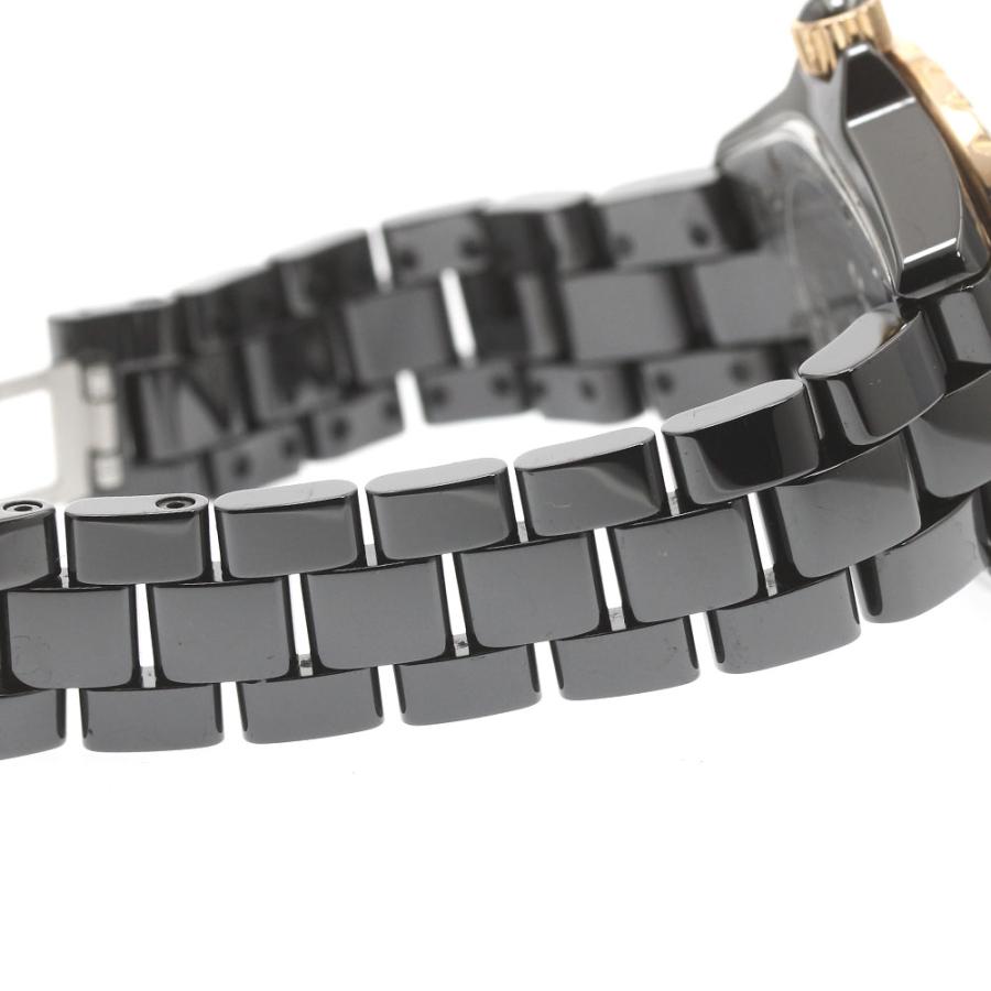 シャネル CHANEL H2543 J12 33MM 黒セラミック 11Pダイヤモンド PGベゼル デイト クォーツ レディース _893528 CHANEL - シャネル CHANEL H2543 J12 33MM 黒セラミック 11P