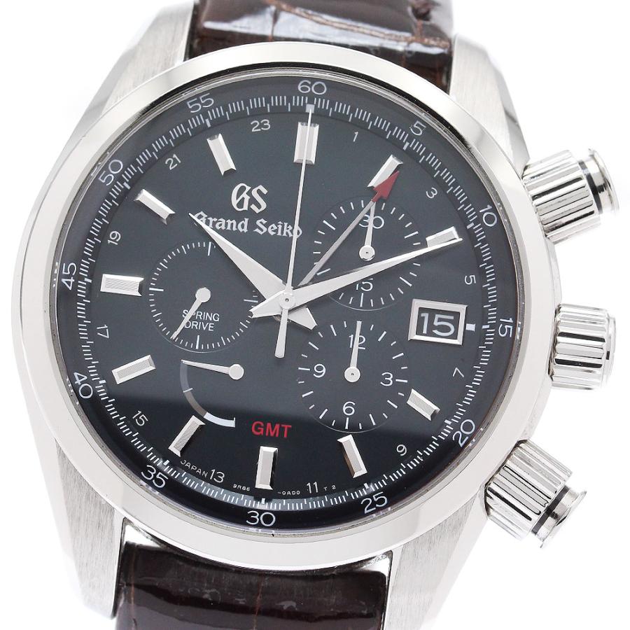 セイコー SEIKO SBGC007/9R86-0AA0 グランドセイコー GMT クロノグラフ スプリングドライブ メンズ 箱・保証書付き_970472 SEIKO（セイコー） SEIKO SBGC007/9R86-0AA0 グランドセイコー GMT