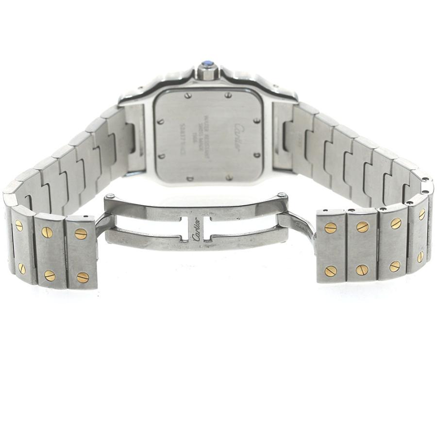 Cartier（カルティエ） サントスガルべ LM YGコンビ クォーツ メンズ
