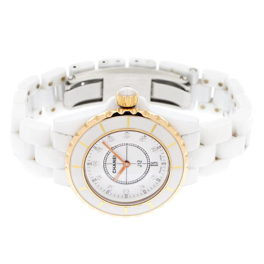 CHANEL（シャネル） CHANEL H2181 J12 白セラミック 11Pダイヤ 