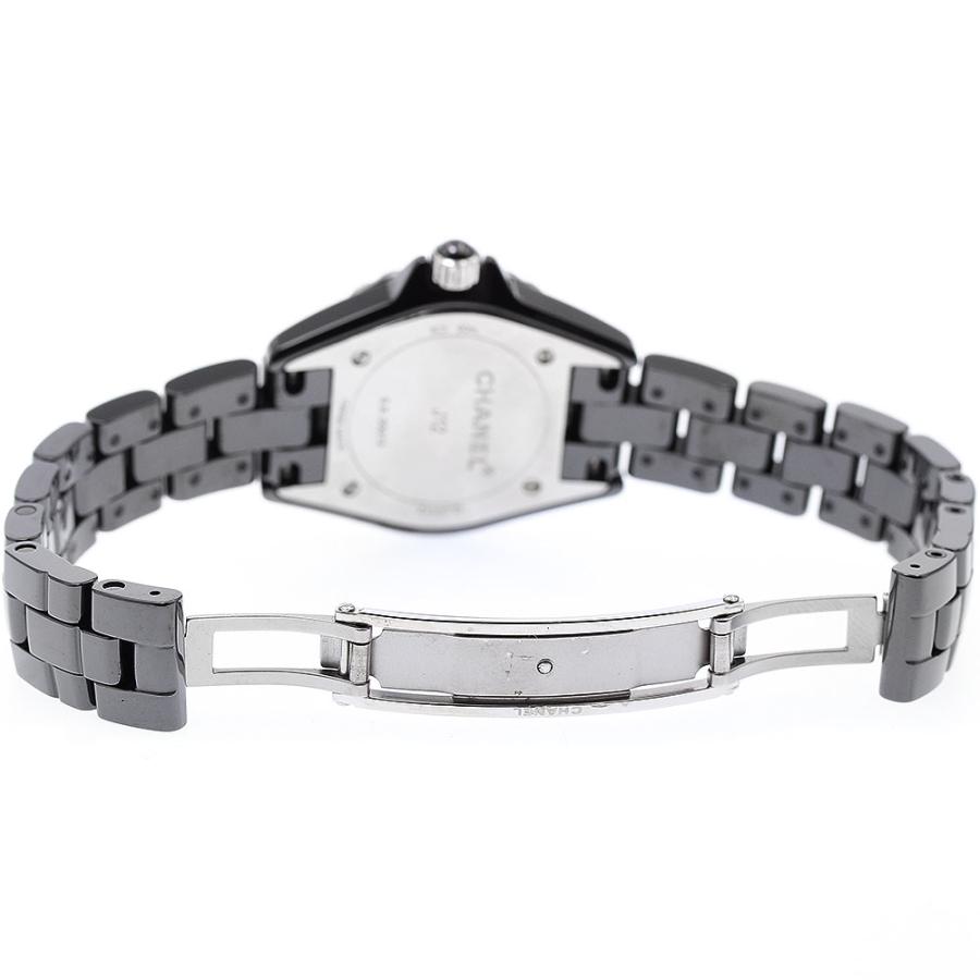 CHANEL シャネル H2571 J12 ダイヤベゼル 8P クォーツ レディース 良品  