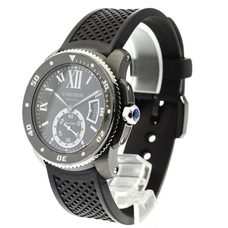 カルティエ CARTIER WSCA0006 カリブル ドゥ カルティエ ダイバー デイト スモールセコンド 自動巻き メンズ 保証書付き_803610 Cartier（カルティエ） CARTIER WSCA0006 カリブル ドゥ ダイバー