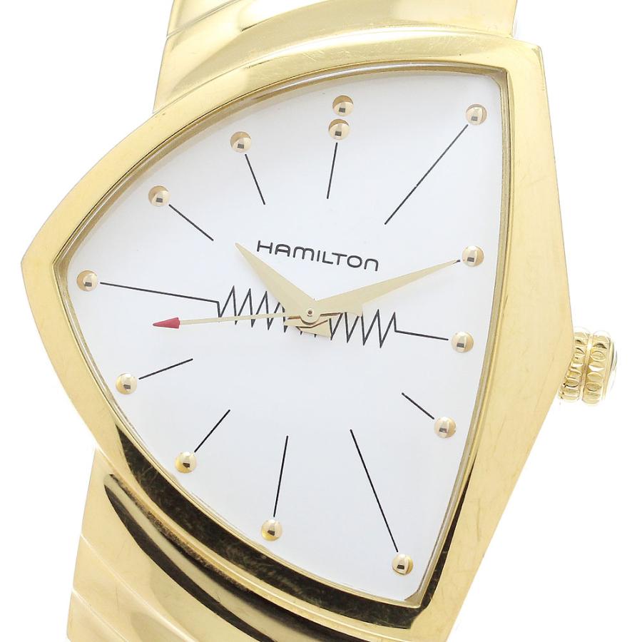 【新品電池 稼働】HAMILTON ベンチュラ H243010 クォーツ メンズ HAMILTON（ハミルトン） HAMILTON H243010 ベンチュラ クォーツ メンズ