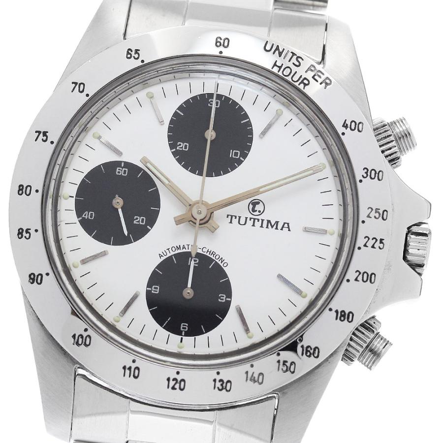 チュチマ TUTIMA クロノグラフ バルジュー 自動巻き金属ベルト チュチマ TUTIMA クロノグラフ バルジュー 自動巻き金属ベルト