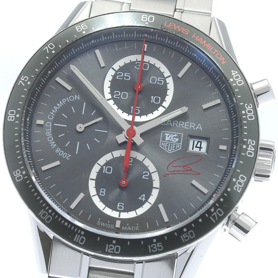 タグホイヤー TAG HEUER CV201M カレラ タキメーター ルイス・ハミルトン限定 デイト クロノグラフ 自動巻き メンズ _878585 TAG HEUER（タグ・ホイヤー） TAG HEUER CV201M カレラ タキメーター
