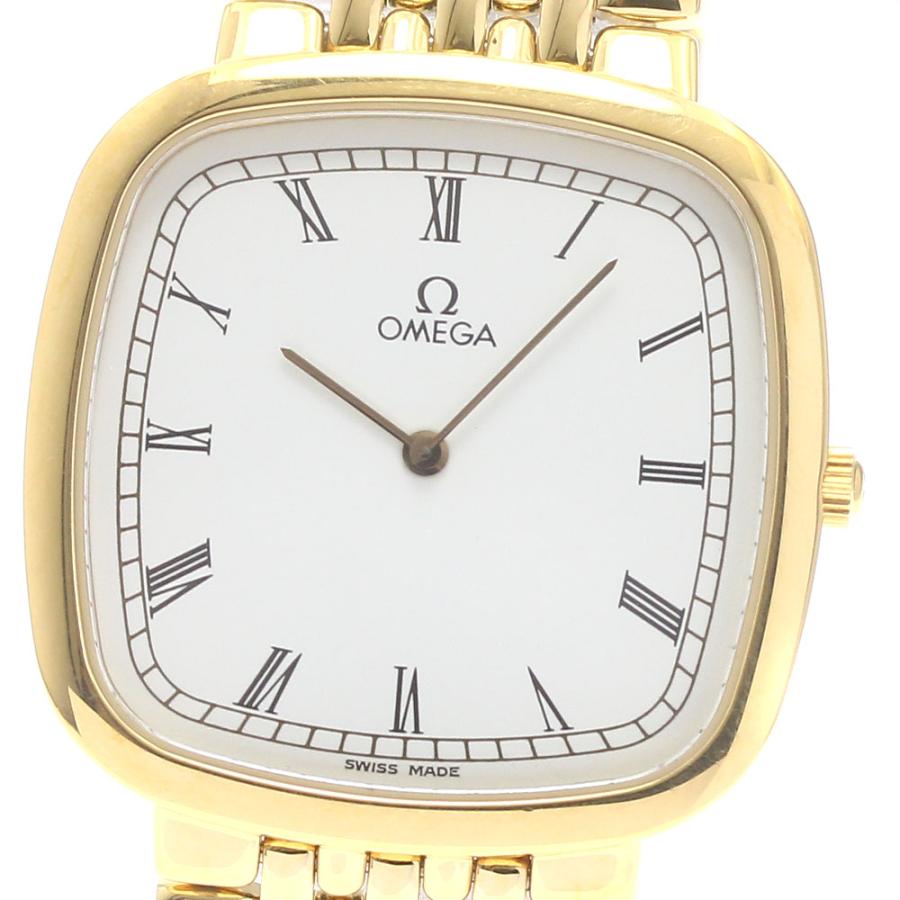 OMEGA オメガ デビル スクエア クォーツ メンズ _879057