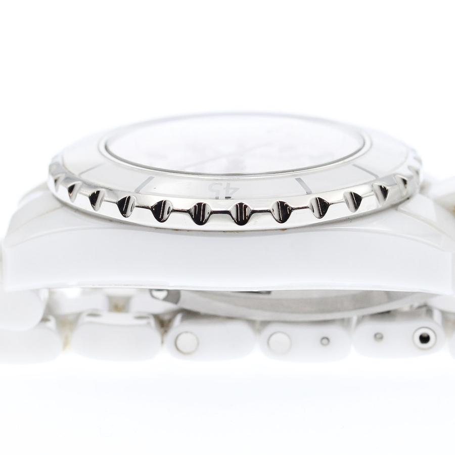 CHANEL（シャネル） CHANEL H0968 J12 33mm 白セラミック デイト