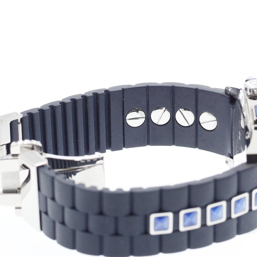 ディオール Dior CD114311 クリスタル ダイヤベゼル クロノグラフ