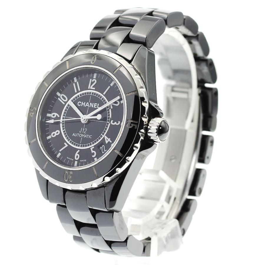 専用ーCHANEL シャネル J12 H0685 38mm 自動巻き CHANEL（シャネル） CHANEL H0685 J12 デイト 黒セラミック 38MM 自動