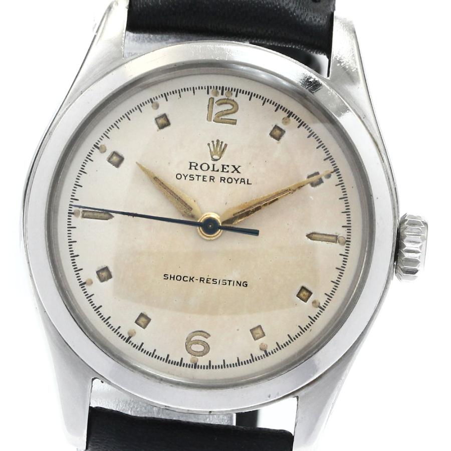 ロレックスROLEX オイスターロイヤル Ref.6144 手巻き 稼働品メンズ ROLEX（ロレックス） ROLEX 6144 オイスター ロイヤル cal.1210 手巻き