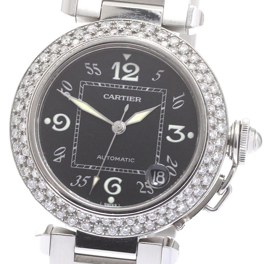 Cartier カルティエ CARTIER W31043M7 パシャC アフターダイヤ デイト  