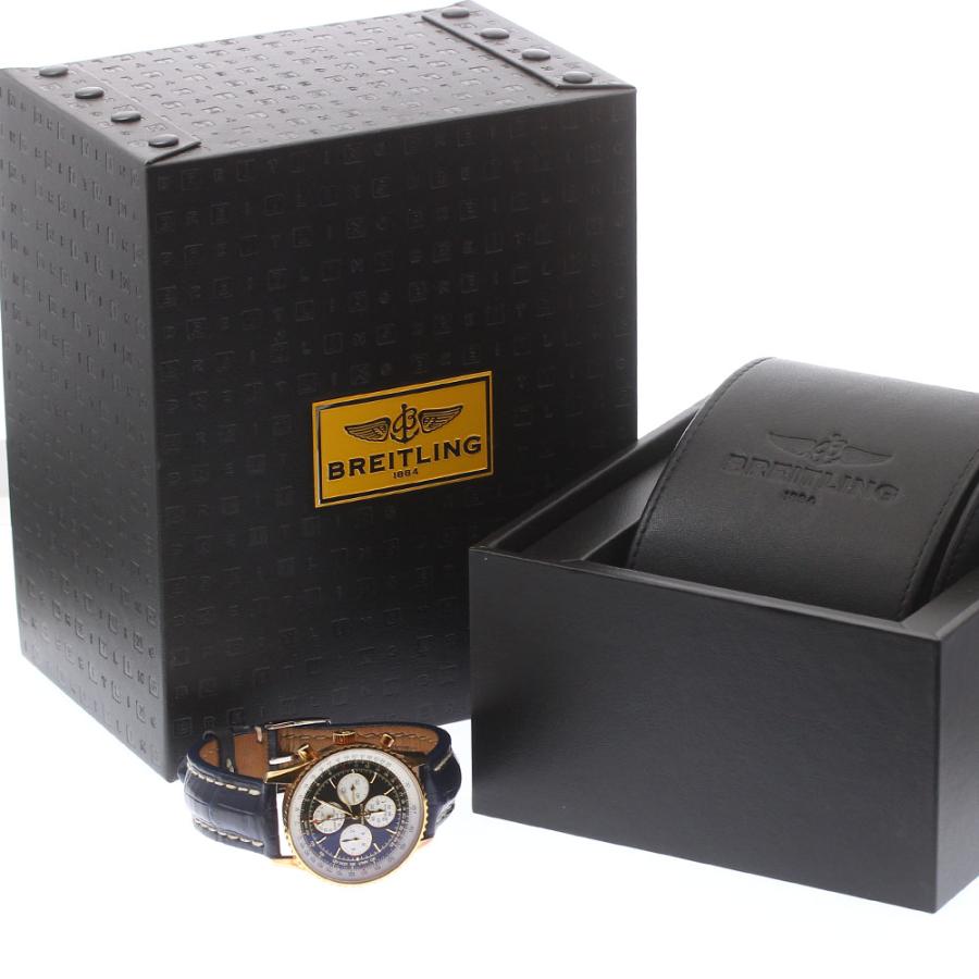 ブライトリング BREITLING K33340 ナビタイマー キャトル K18YG クロノ 
