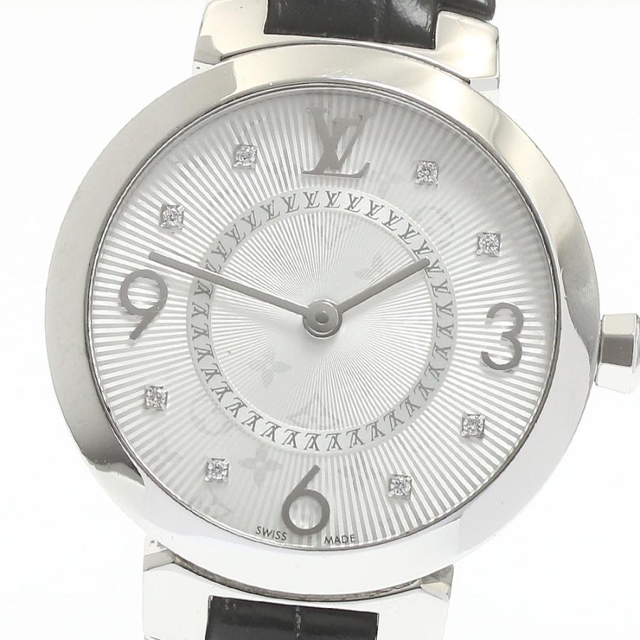 LOUIS VUITTON ルイ・ヴィトン Q12MG タンブール スリム 8Pダイヤ  