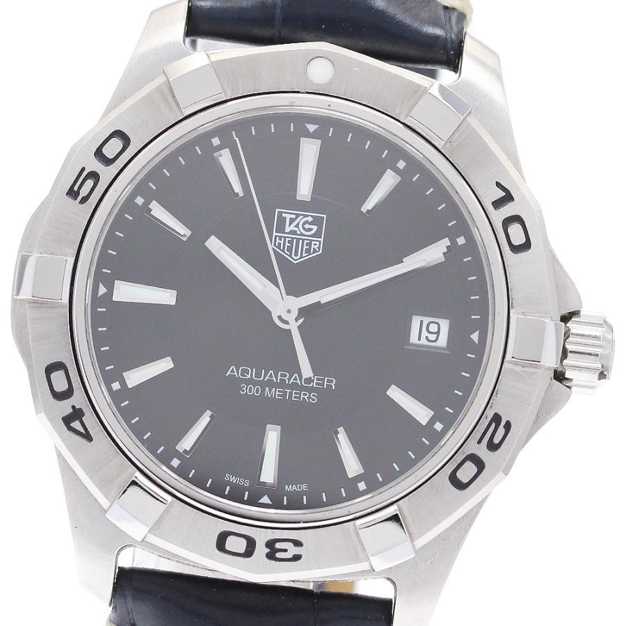 TAG Heuer　WAB1110　アクアレーサーデイト　メンズ腕時計　稼働品 楽天市場】タグホイヤー TAG HEUER WAB1110 アクアレーサー
